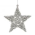 Floristik24 Star silver shiny 11cm 16pcs