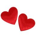 Floristik24 Cloth heart for scattering red 800 pieces