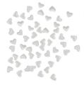 Floristik24 Hearts to scatter white 1.3cm 500p