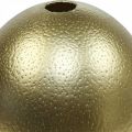 Ostrich Egg Decoration Blown Out Easter Decoration Gold Ø12cm H14cm | Floristik24.ie