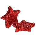 Floristik24 Scatter decoration stars red 2.5cm mica 96pcs