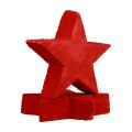 Floristik24 Scatter decoration Christmas stars red wooden stars Ø4cm 24pcs
