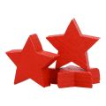Floristik24 Scatter decoration Christmas stars red wooden stars Ø1.5cm 300pcs