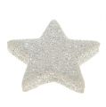 Floristik24 Scatter stars with glitter cream 2.5cm 96pcs
