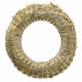 Floristik24 Straw wreath straw Roman 45/8cm