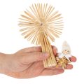 Straw Star Set Christmas Tree Ornaments Figures and Stars 35pcs | Floristik24.ie