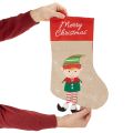 Christmas stocking with motif for hanging, 50cm, 3 pieces | Floristik24.ie