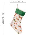Christmas stocking with dachshund motif, 50cm | Floristik24.ie