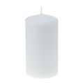 Floristik24 Pillar candle 150/80 white 6pcs