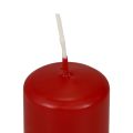 Pillar candles red Advent candles small old red 60/40mm 24pcs | Floristik24.ie