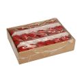 Pillar candles red Advent candles small old red 60/40mm 24pcs | Floristik24.ie