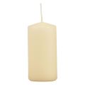 Floristik24 Pillar candles cream Advent candles candles 100/50mm 24pcs