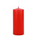 Floristik24 Pillar candles red Advent candles candles red 120/50mm 24pcs