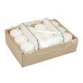 Pillar candles white candles H70mm Ø50mm 12 pcs | Floristik24.ie