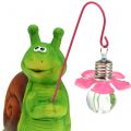 Floristik24 Decorative figure snail with light H18cm