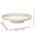 Decorative tray 30 cm metal saucer for plant decoration | Floristik24.ie