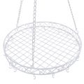 Floristik24 Tray with hook Ø44.5cm for hanging white
