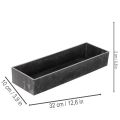 Rectangular tray with handles, decorative tray for table, 32cm | Floristik24.ie