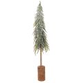 Floristik24 Artificial Christmas tree with base, frosted, as winter decoration, 90cm
