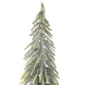 Artificial Christmas tree with base, frosted, as winter decoration, 90cm | Floristik24.ie