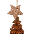 Floristik24 Christmas tree to hang, Christmas decorations, Christmas tree decorations copper H12cm 29cm