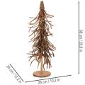Decorative tree made of willow branches on a wooden base, 68cm | Floristik24.ie