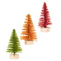Miniature artificial Christmas tree for table decoration, 12cm, 6 pieces | Floristik24.ie