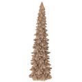 Floristik24 Decorative flocked Christmas tree for winter decoration, 34cm