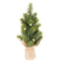 Floristik24 Artificial Christmas tree in a jute sack, small table decoration, mini Christmas tree, 38cm