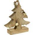 Floristik24 Christmas tree mango wood natural deco Christmas tree 20 × 18 × 5cm