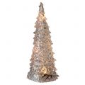 Floristik24 Christmas tree acrylic with LED light Ø6cm H12cm