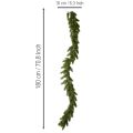 Artificial fir garland, green, for festive decoration, 180cm | Floristik24.ie