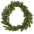 Floristik24 Artificial fir green wreath for door decoration, 35cm