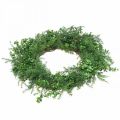 Floristik24 Decorative wreath large coniferous branches, cones and boxwood green 70cm