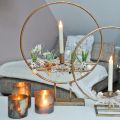 Floristik24 Candle glass, decorative lantern, table decoration antique look Ø9.5cm H10cm 4pcs