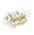Tea light holder crown gold Ø4.8cm 4pcs | Floristik24.ie