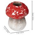 Decorative mushroom, fly agaric, tealight holder as table decoration, 9cm | Floristik24.ie