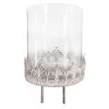 Floristik24 Tealight holder for sticking Vintage Ø7cm H7.5cm grey 4 pcs