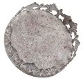 Tealight holder for sticking Vintage Ø7cm H7.5cm grey 4 pcs | Floristik24.ie
