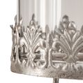 Tealight holder with glass silver antique Ø7cm 4 pcs | Floristik24.ie