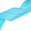 Floristik24 Table ribbon Crash Turquoise 100mm 15m