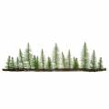 Floristik24 Table decoration winter forest with LED green 100cm 60L