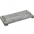 Floristik24 Table decoration, decorative tray in shabby chic, tray with feet, wooden decoration 40cm