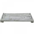 Floristik24 Table decoration, decorative tray in shabby chic, tray with feet, wooden decoration 40cm