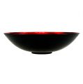 Floristik24 Table decoration bowl red Ø28cm plastic