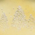 Metal planter with glittering fir tree motif, 18cm | Floristik24.ie