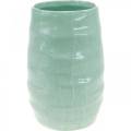 Floristik24 Wavy ceramic vase, vase decoration, ceramic vessel H20cm
