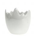 Floristik24 Planter eggshell white mother-of-pearl Ø8cm H9cm 3pcs