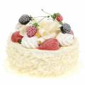 Floristik24 Artificial cream cake with berries Ø15cm H11.5cm