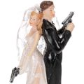 Cake topper bride and groom 15.5cm | Floristik24.ie
